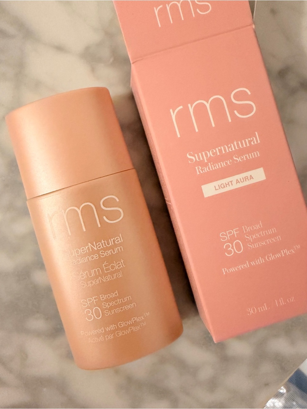 rms Beauty SuperNatural Radiance Serum SPF 30 - Light Aura 30ml/1 fl oz BNIB